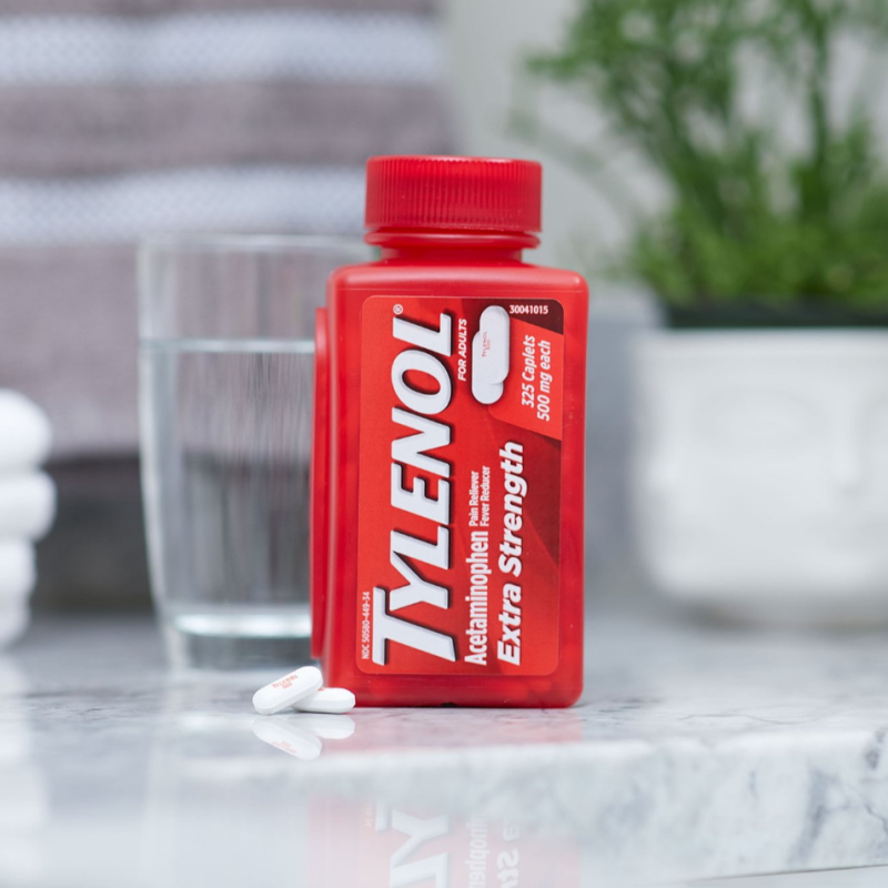 Tylenol Extra Strength 500mg each 325 Caplets